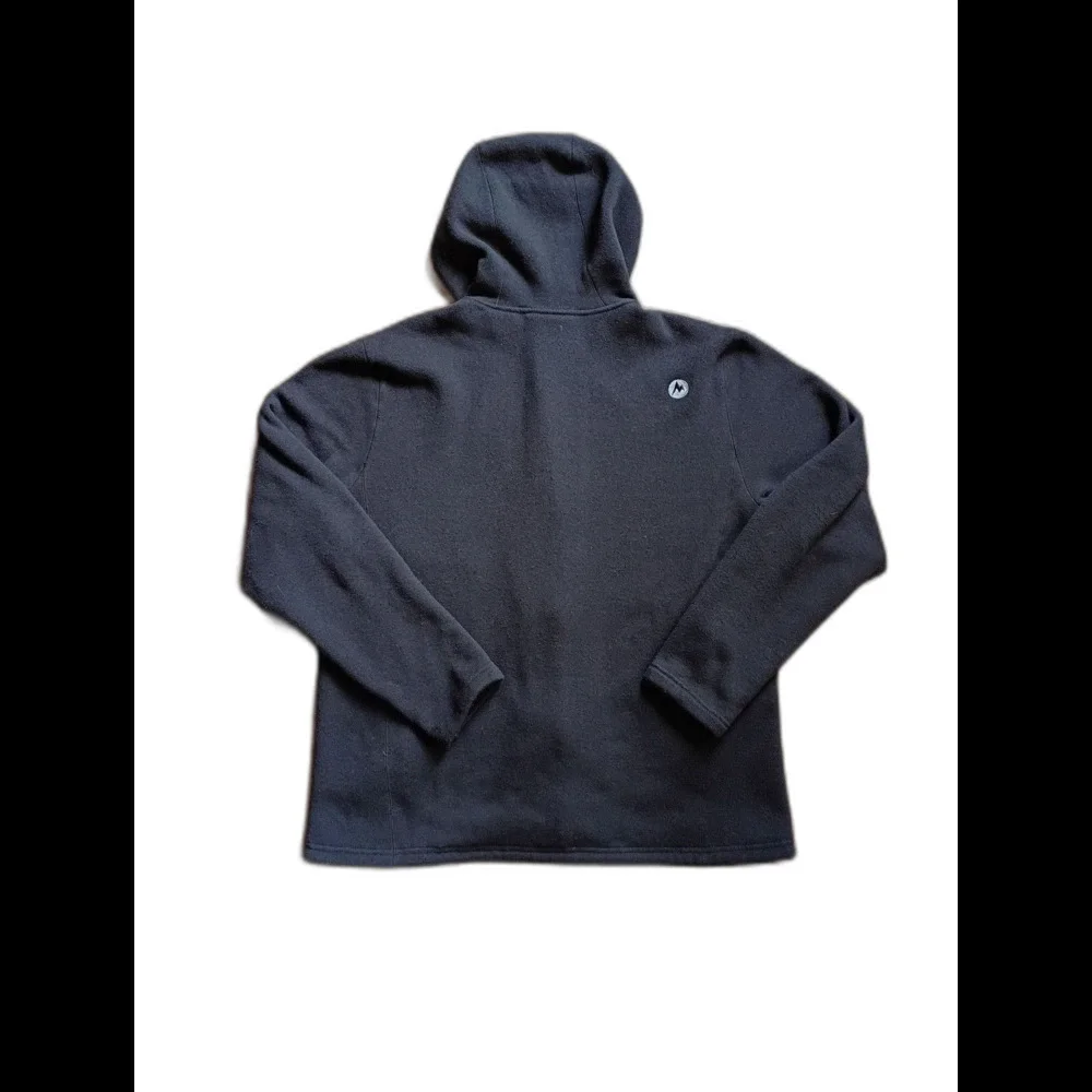 Marmot Black Fleece Full Zip Hoodie Jacket